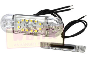 Positionsleuchte LED weiss WAS-W97.3 12V-24V