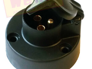 Steckdose 3-pol 6-24V mit Schraubanschlüssen