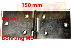 Scharnier verzinkt 60x150mm CHARMAG 2030