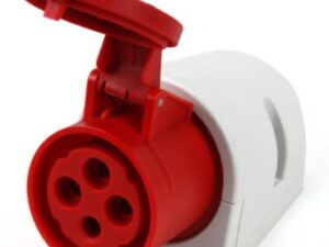 Wandsteckdose AP CEE 32A 4-polig 6H IP44