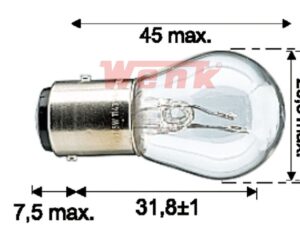 Glühlampe/Autolampe OSRAM 24V-21W