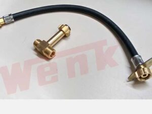 Schlauchleitung für Flüssiggas Doppelanschluss 2 Flaschen