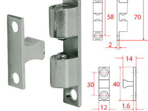 Kugelschnäpper 70mm vernickelt