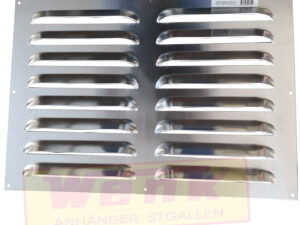 Kiemenblech/Lüftungsgitter 500x350mm Alu roh