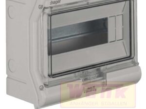 Kleinverteiler AP Vector II Hager inkl.Türe 1/10 IP65