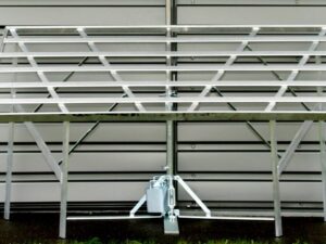 Schrägtisch 100x200cm Aluminium Lambert