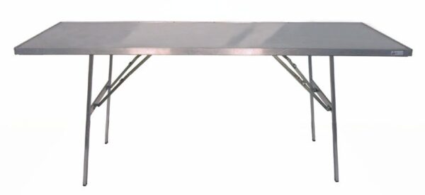Tisch aus Alu 80x200cm Fuss klappbarLambert
