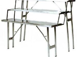 Stufentisch Alu 3 Etagen Höhen 60-80-100cm Lambert