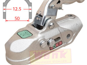 Kugelkupplung KNOTT K27-A D:50mm 2xM12 kreuz 2700/150kg