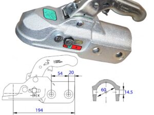 Kugelkupplung KNOTT 35-C D:60 3500/150kg