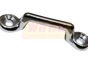 Lakeikrampe Messing verchromt 20mm