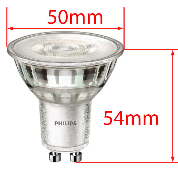 Lampe LEDspot GU10 4.6-50W 2700K warmweiss