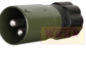 Stecker NATO 2-pol 24V 160/400A 35qmm Metall grün