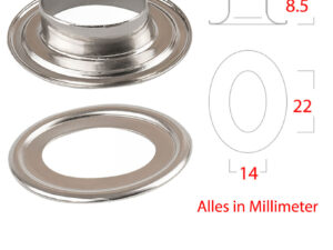 Öse mit Unterlagscheibe TITAN zu 98787 Drehverschluss