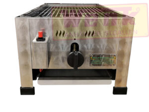 Gas-Grill 1-flammig mit Edelstahl-Brennerrohr