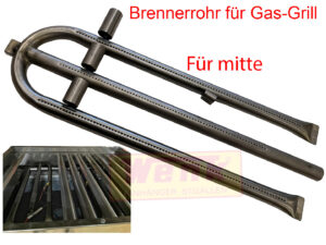 Brennerrohr Edelstahl mitte