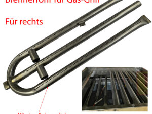 Brennerrohr Edelstahl rechts