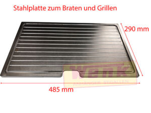 Stahlgrillplatte für Gas-Grill T1/1 flammig