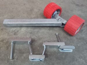 Doppelrolle mit Waage Einsteckteil vz.40x40x400