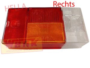 Ersatzglas HELLA rechts zu Rückleuchte 2vp006040121