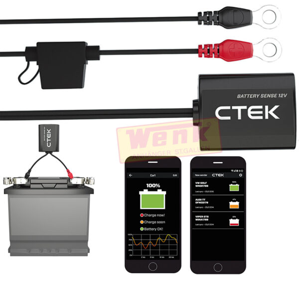 CTEK-Batteriestatusanzeige 12V für Smartphones