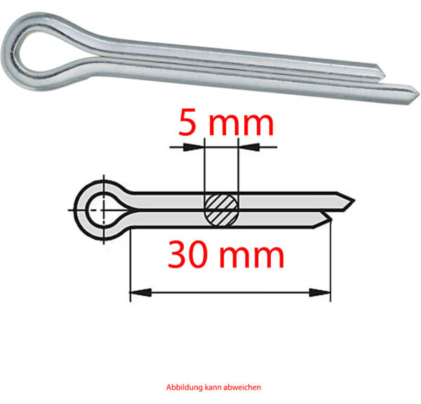 Splint 5x30mm verzinkt DIN 94