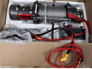 Elektro-Seilwinde 24V Stahlseil 5443kg Zugkraft