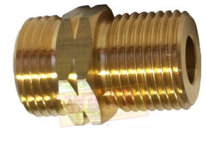 Doppelnippelaussengewinde 1/2 Zoll mit Fl.Gewinde a