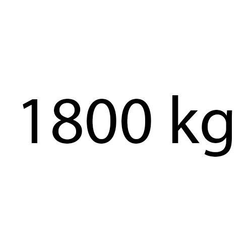 1800 kg