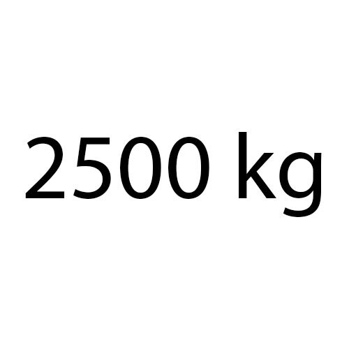 2500 kg