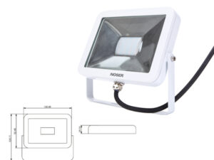Strahler LED NOSER 1x50W 3500lm 6500?K weiss IP65