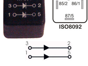 Mahle Diode Box 2x3A 12 + 24V