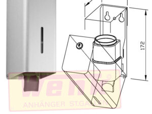 Seifenspender 200ml Edelstahl