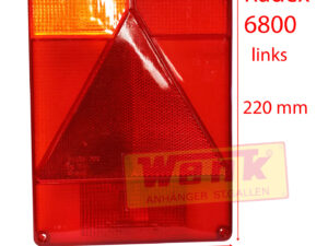 Ersatzglas RADEX-6800 links NSL zu Rückleuchte