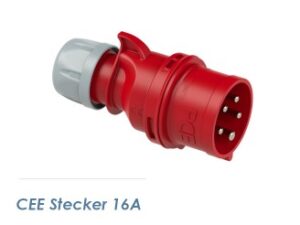 Stecker CEE 5P 16A 400V EASY IP44