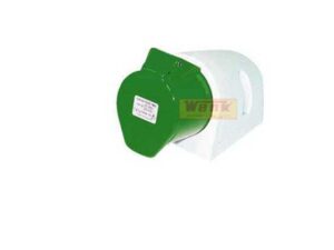 Wandsteckdose CEE 32A 4P 2H Trailerstop