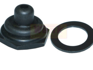 Schutzkappe Silikon schwarz mit Loch