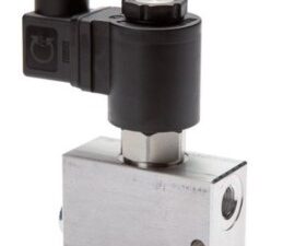 2/2-Wege Hydrauliksitzventil komplett mit Anschlussgehäuse