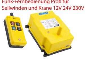 Funk-Fernbedienung Profi für Seilwinden + Krane 12V 24V 230V