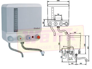 Kochendwassergerät VAILLANT VEK5L 5l 2.4kW 230V