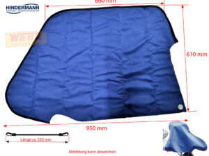 Deichselabdeckhaube 950x660mm HINDERMANN