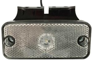 Positionsleuchte LED weiss RADEX 921 mit Halter 12V/24V
