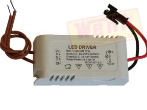 Trafo LED DRIVER DC:32-48V 12W