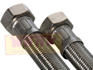 Flexibler Panzerschlauch KTW-A 1/2 Zoll L:1000mm IGÜxIGÜ