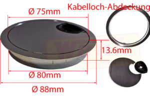 Kabeldurchführung zinklegiert D:88/80mm