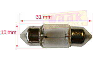 Glühlampe/Autolampe Soffitte 12V-10W OSRAM