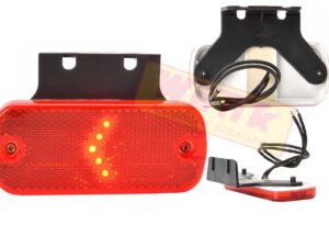 Positionsleuchte LED rot WAS-W127 12/24V IP66/68