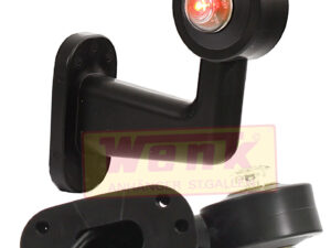 Umrissleuchte LED rechts 90 Grad rot/weiss IP:66/68