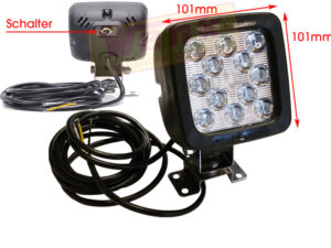 Arbeitsscheinwerfer LED WAS 694 Typ:W82 mit Schalter
