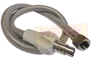 Gassteckschlauch 1250mm Edelstahl Nenndruck:0.5 bar